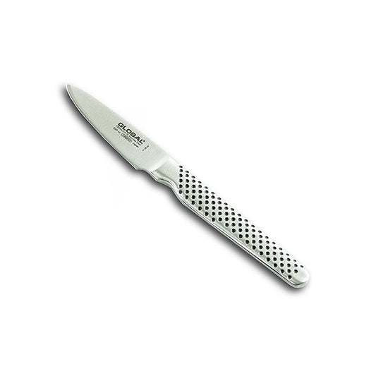 Global GSF-46 Schälmesser, geschmiedet, 8cm, 1 St - Hochwertiges, handgeschmiedetes Schälmesser aus Edelstahl Ergonomischer Griff für präzises und komfortables Schneiden Langlebig und robust Ideal für Hobby- und Profiköche Kaufen Sie das Global GSF-46 Schälmesser in der Schweiz