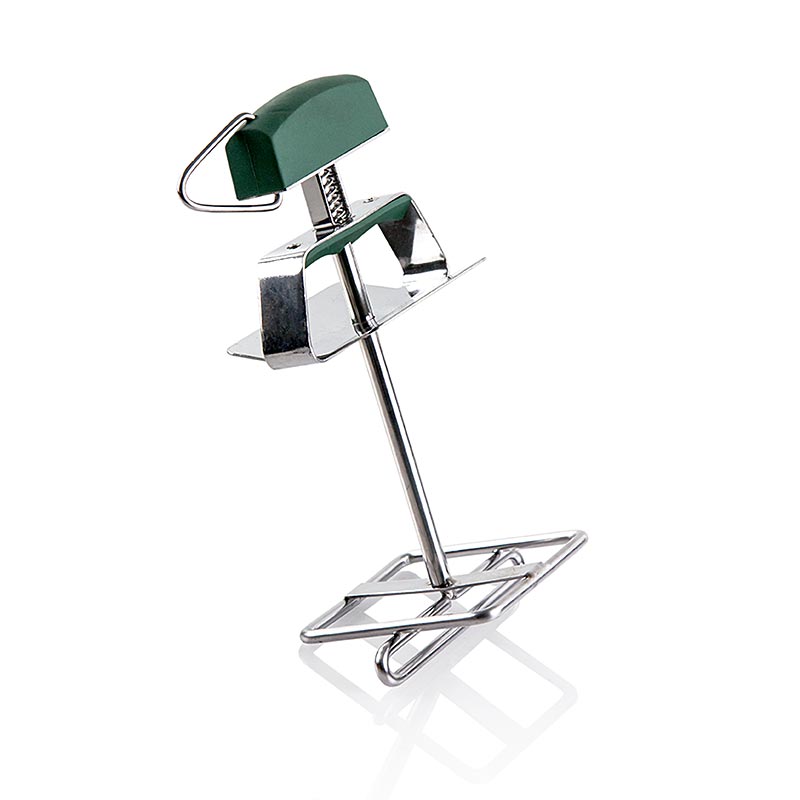 Stainless steel Big Green Egg grillrostheber with heat-resistant handle