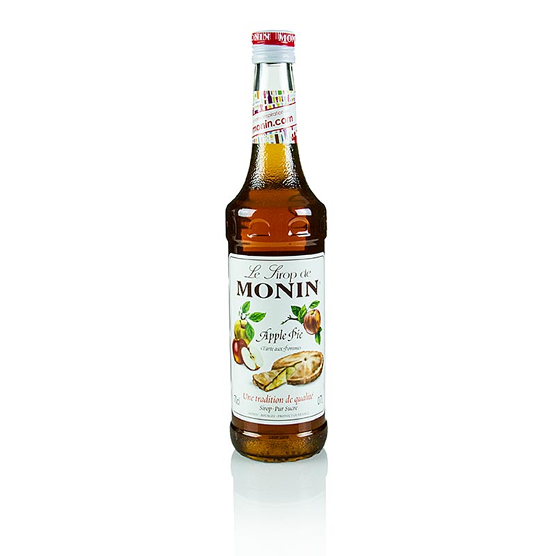 Monin Apple Pie Sirup, Apfelkuchen, 700 ml - Vielseitiger Sirup für Cocktails, Desserts, Kuchen und mehr