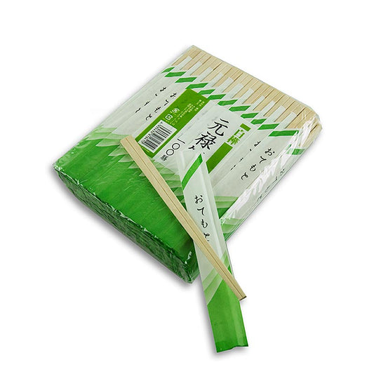 Cuckoo - Baguettes à sushi, jetables, en bois, 20 cm de long, lot de 100