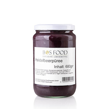 Purée/marque - Myrtille, finement passée, 680 g