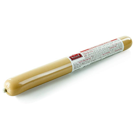 Rougié Entenstopfleber Mousse, 50% Foie Gras, Stangenform, 400 g, ideal für Feinschmecker
