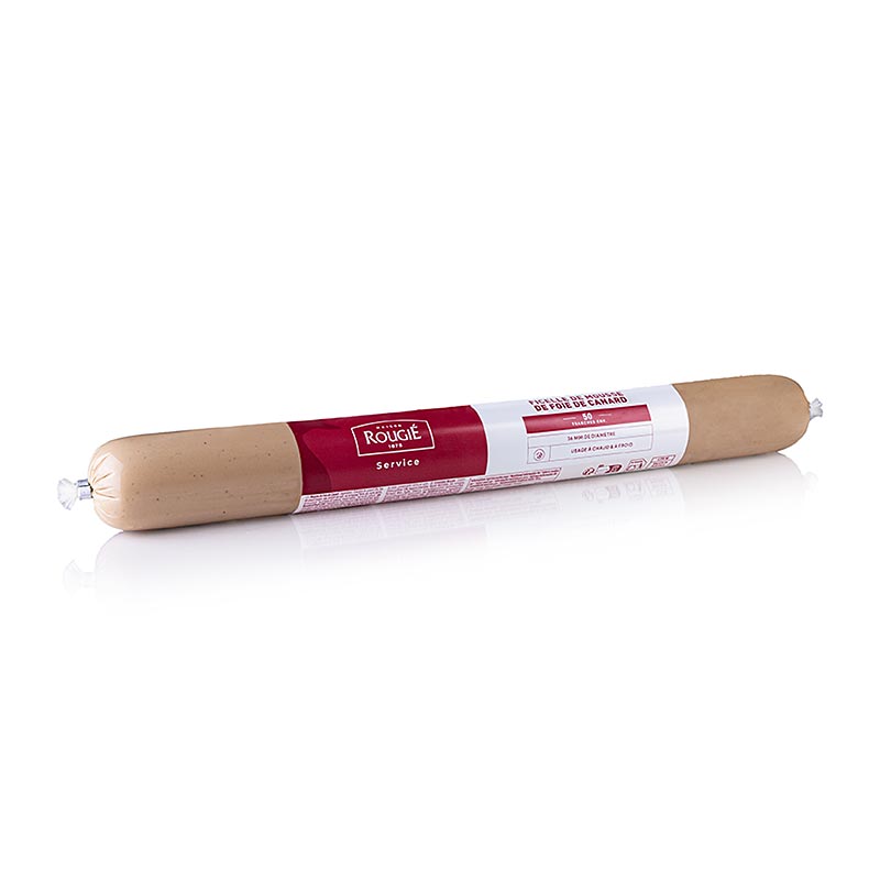 Rougie - Mousse di foie gras d'anatra, a forma di bastoncino, 50% Foie Gras, Ø 36 mm, 38 cm, Rougié, 400 g