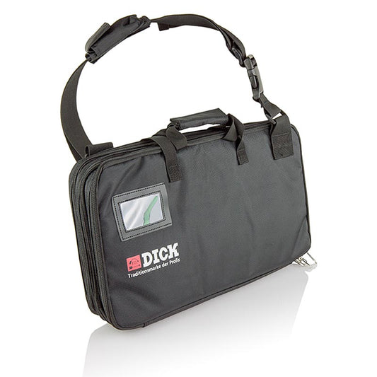 Messertasche in Schwarz für bis zu 34 Teile, langlebig und praktisch für unterwegs Hergestellt von DICK, perfekt für professionelle Köche und Hobbyköche