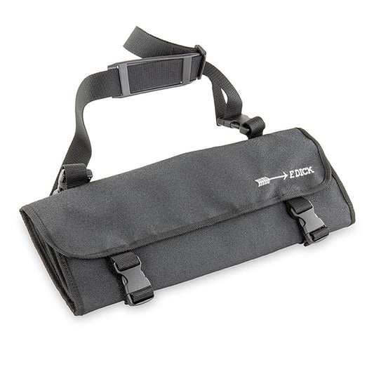 Textil-Rolltasche für 12 Messer, robustes Material, sicherer Verschluss, leicht zu reinigen