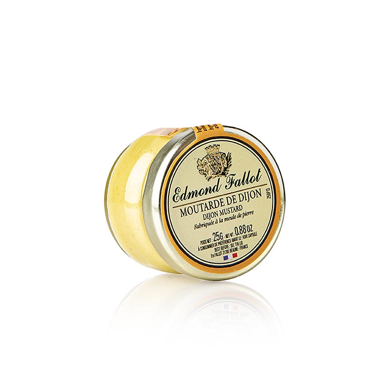 Fallot - Senape di Digione, delicata e piccante, vasetti monodose, 25 g