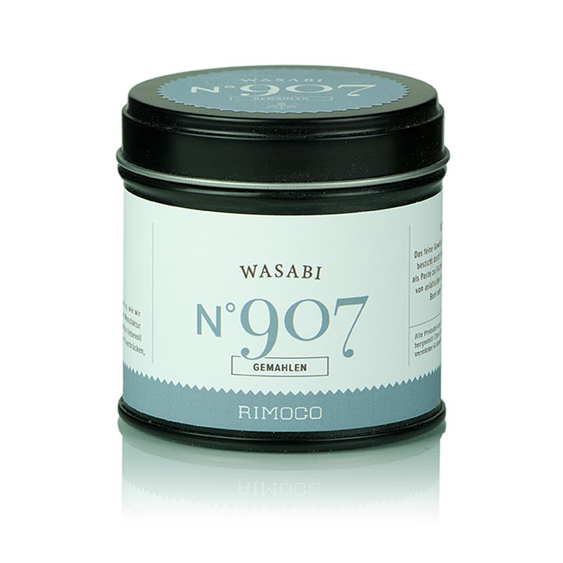 Würziges Wasabi-Grünpulver aus 100% reinem japanischem Meerrettich, 40 g Verpackung