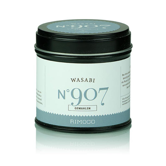 Würziges Wasabi-Grünpulver aus 100% reinem japanischem Meerrettich, 40 g Verpackung