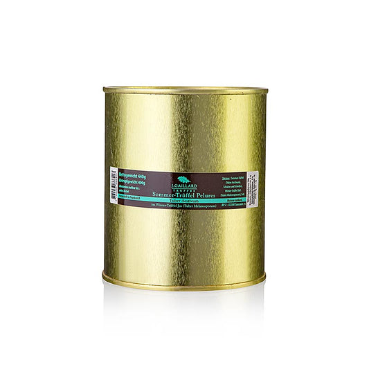 Sommertrüffel Pelures, Trüffelschalen/-scheiben, im Wintertrüffelsaft, Gaillard, 440 g