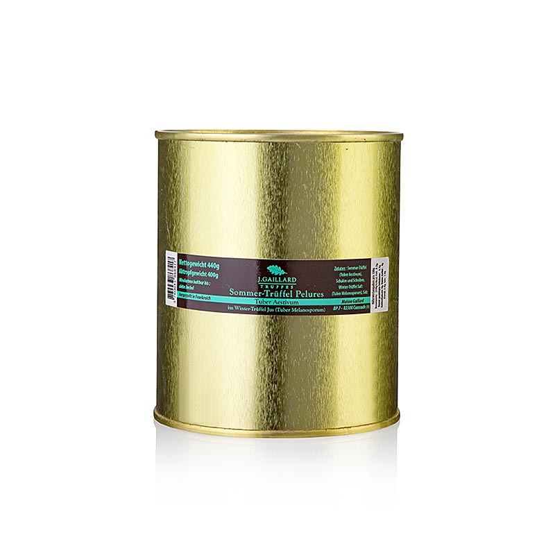 Sommertrüffel Pelures, Trüffelschalen/-scheiben, im Wintertrüffelsaft, Gaillard, 440 g