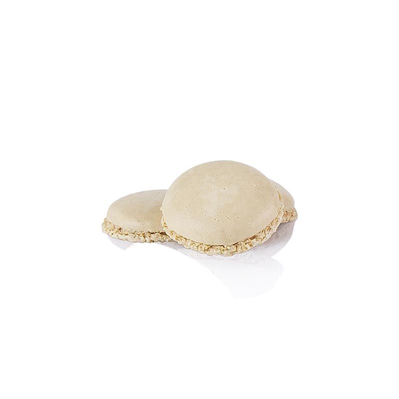 Macarons Natur, Mandel-Baiser Hälften, zum Füllen, ca ø 3,5cm, 921 g, 384 St - Bildbeschreibung: Klassisches französisches Mandel-Baiser, ideal zum Selbstfüllen