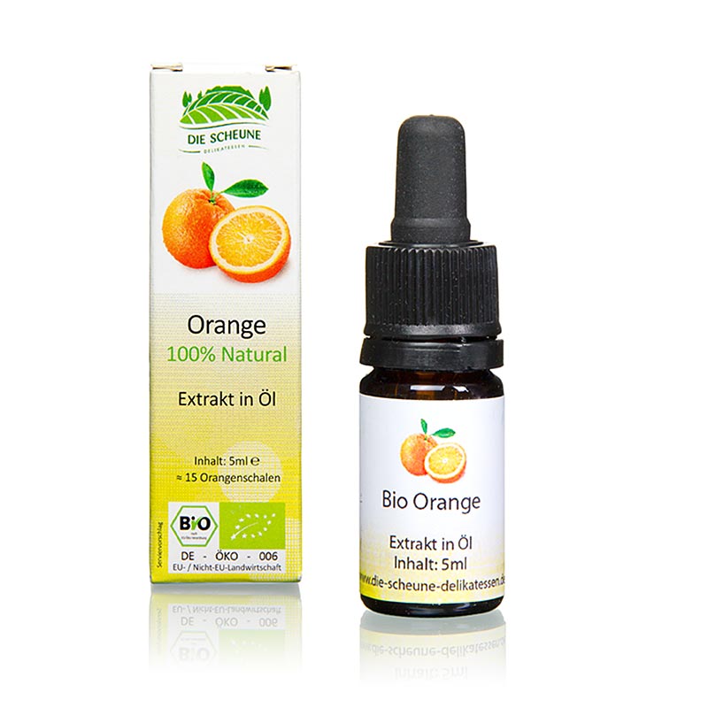 Natürliches Orangen Aroma aus biologisch angebauten Früchten, vielseitig einsetzbar