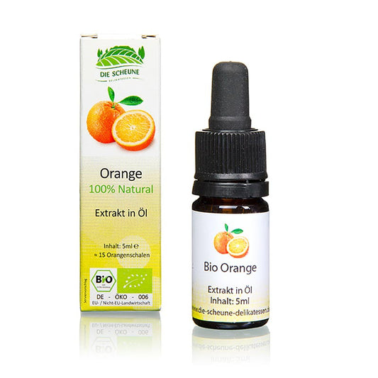 Natürliches Orangen Aroma aus biologisch angebauten Früchten, vielseitig einsetzbar