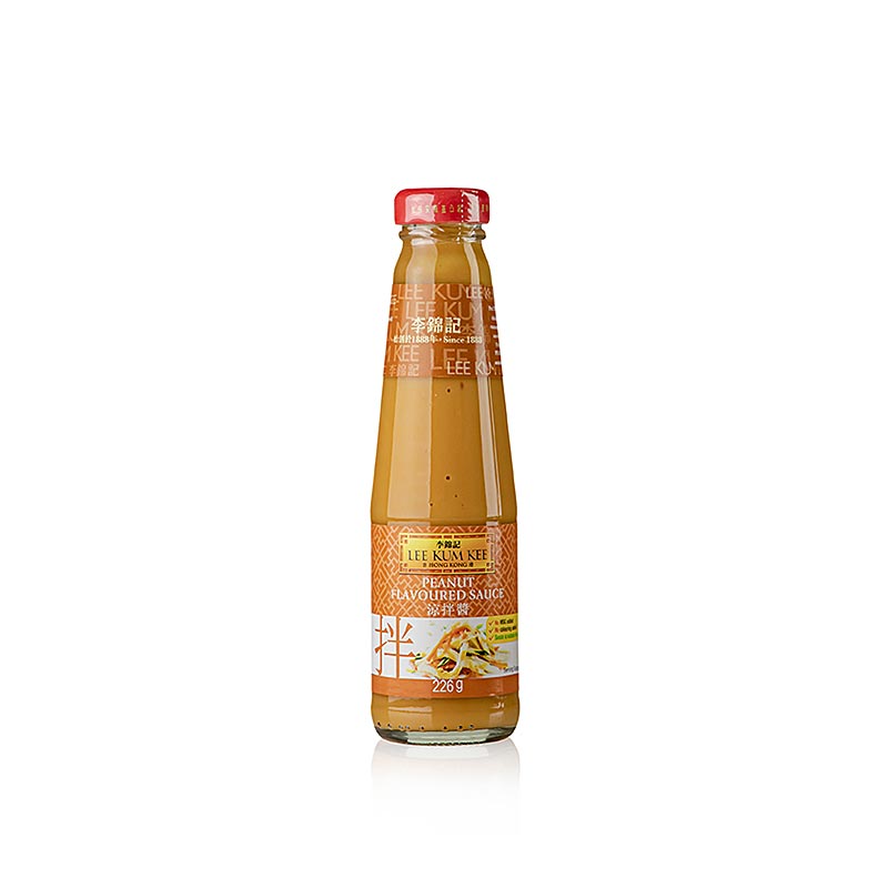 Peanut Flavoured Sauce (mit Erdnussgeschmack), Lee Kum Kee, 226 g - Erdnusspaste-basierte Sauce für Geflügel, Gemüse und Salate