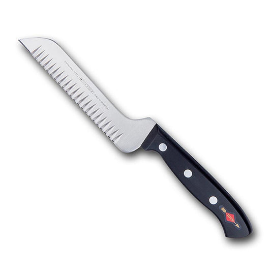 Hochwertiges Serie Superior Buntschneidemesser mit abgewinkeltem Griff, 12 cm, dicker Klinge, ideal für präzises Schneiden in der Küche, langlebiges Küchenwerkzeug, robust und ergonomisch gestaltet