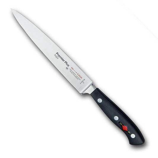 Premier Plus Filetiermesser, 18cm, DICK: hochwertiges Messer zum Filetieren von Fisch und Fleisch, mit flexibler 18 cm langer Klinge aus speziell gehärtetem Chromstahl und ergonomischem Griff für sicheres Arbeiten