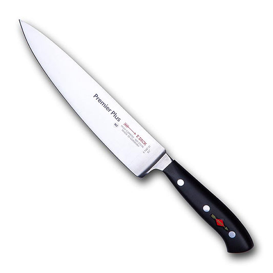 Serie Premier Plus Kochmesser, 21cm, DICK, 1 St - Hochwertiges Kochmesser aus X50CrMoV15 Legierung, geschmiedet und ausbalanciert, mit fugenlosem Griffkonzept für maximale Hygiene und Pflege