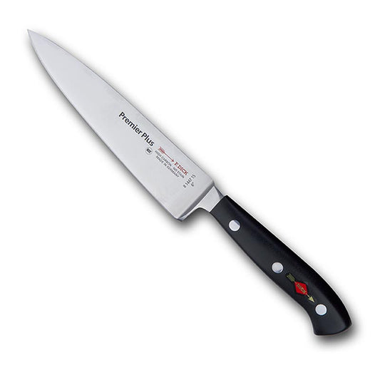 Serie Premier Plus Kochmesser, 15cm, DICK, 1 St - Hochwertiges Kochmesser mit geschmiedeter, ausbalancierter Klinge aus X50CrMoV15 Legierung Fugenloses Griffkonzept für maximale Hygiene und Pflege Ideal für kreatives Kochen