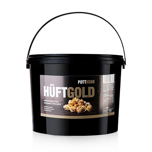 Pottkorn - Hüftgold, popcorn au caramel au beurre, muscovado, sel de mer, 1 kg
