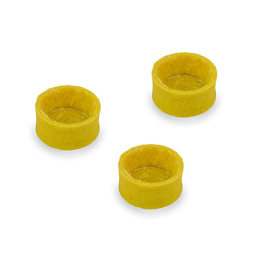 Knusprige Zitronen-Tartelettes mit dünner Schutzschicht, 35x17mm, 1,05 kg, 210 St