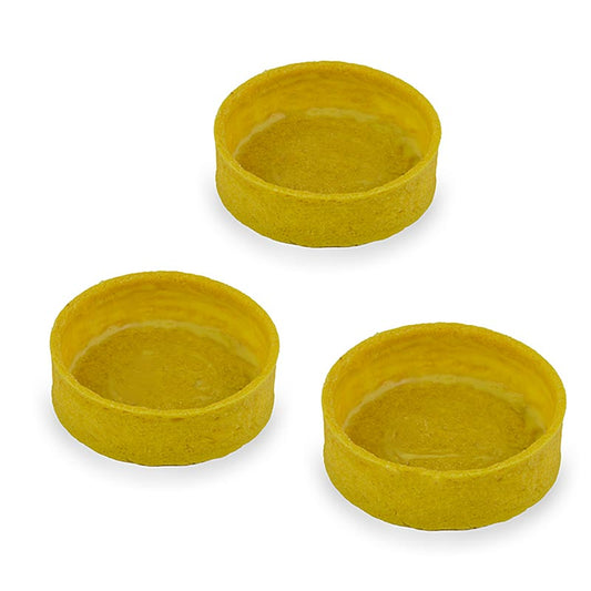 Knusprige Zitronen-Tartelettes mit dünnem Fettüberzug, ø 55x17mm, 1 kg, 100 St