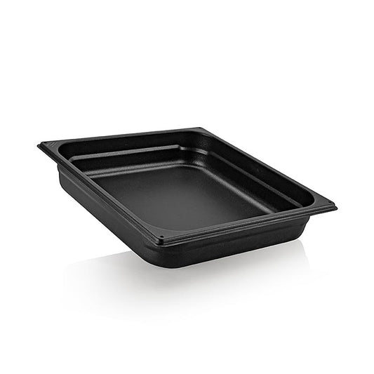 Hifficiency® GN-Behälter 23 065, 35,4x32,5x6,5cm, beschichtet, 1 St - Ein induktionsgeeigneter Behälter mit DURAPEK®-Beschichtung, leicht zu reinigen, widerstandsfähig und spülmaschinenfest Gleichmäßige Wärmeverteilung und schnelle Erhitzung