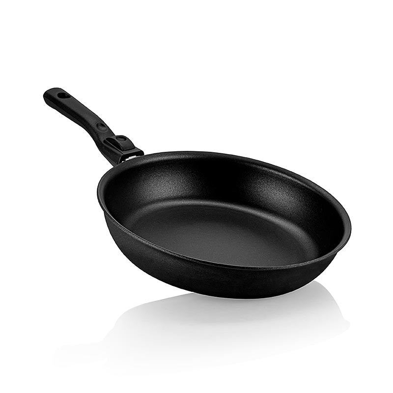 Hifficiency® Multispeed Bratpfanne, ø 28cm, beschichtet, abnehmbarer Griff, energiesparend Geeignet bis 450°C, DURAQUARZ® antihaftbeschichtet, für alle Herdarten