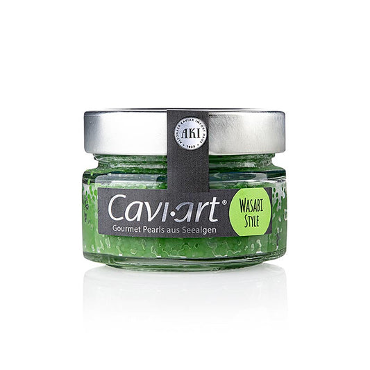 AKI - Cavi-Art® Caviar d'algues, saveur wasabi, végétalien, 100 g