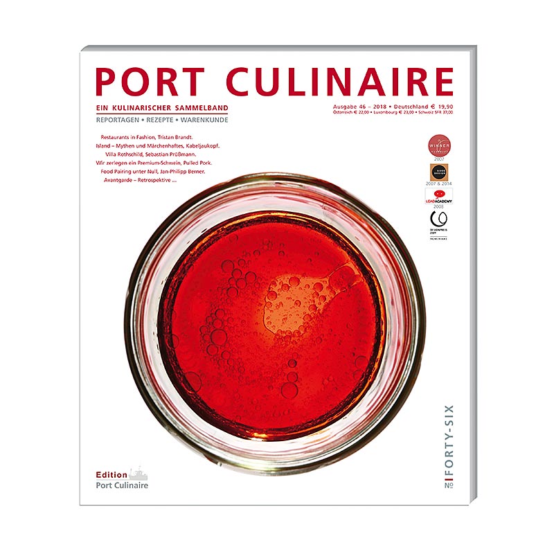 Hochwertige Ausgabe 46 des Port Culinaire Gourmet Magazins mit exquisiten Rezepten und faszinierenden Geschichten rund um die internationale Küche Entdecken Sie die Welt der Feinschmecker auf authentische Weise