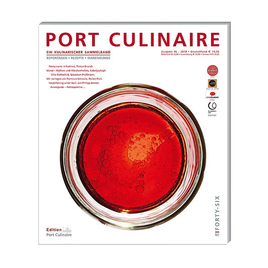 Hochwertige Ausgabe 46 des Port Culinaire Gourmet Magazins mit exquisiten Rezepten und faszinierenden Geschichten rund um die internationale Küche Entdecken Sie die Welt der Feinschmecker auf authentische Weise