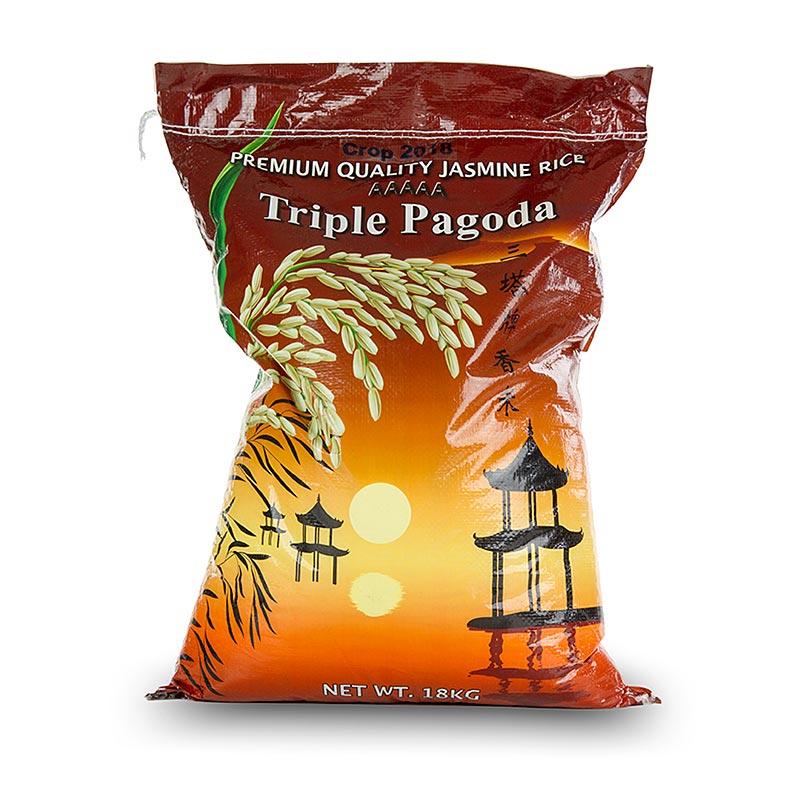 Jasmin Reis - Duftreis, 18 kg, fragrant long-grain rice in a large bag perfect for bulk cooking and food service use