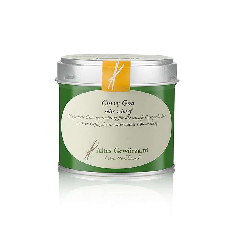 Curry-Pulver Goa, scharf, Altes Gewürzamt, 70 g - Gewürzmischung für scharfe Currywurst, pikantes Hähnchencurry und -suppen, benannt nach südindischer Stadt an der Westküste