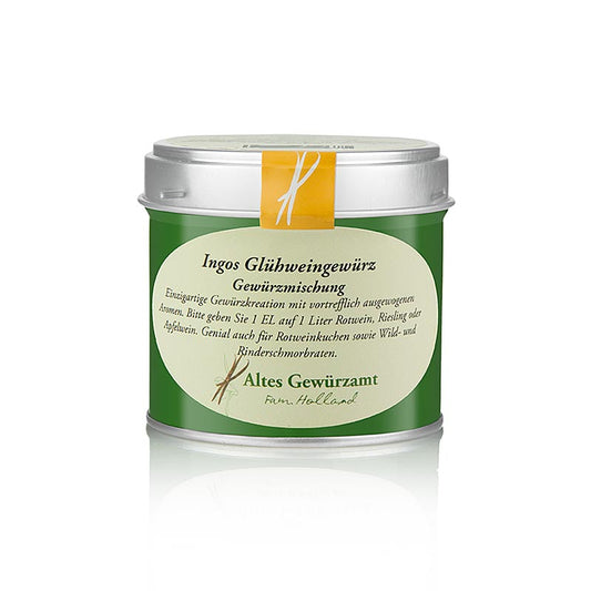 Ingos Glühweingewürz, Altes Gewürzamt, 50 g - hochwertige Gewürzmischung für aromatischen Glühwein und winterliche Getränke
