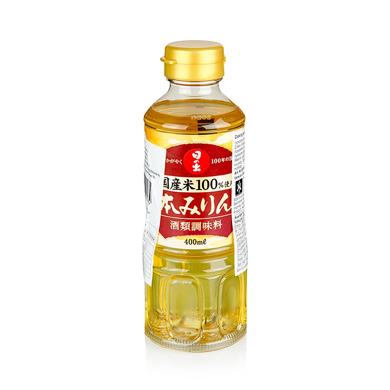 Süßer Reiswein Mirin Hon, alkoholisches Würzmittel aus Japan, 400 ml Flasche