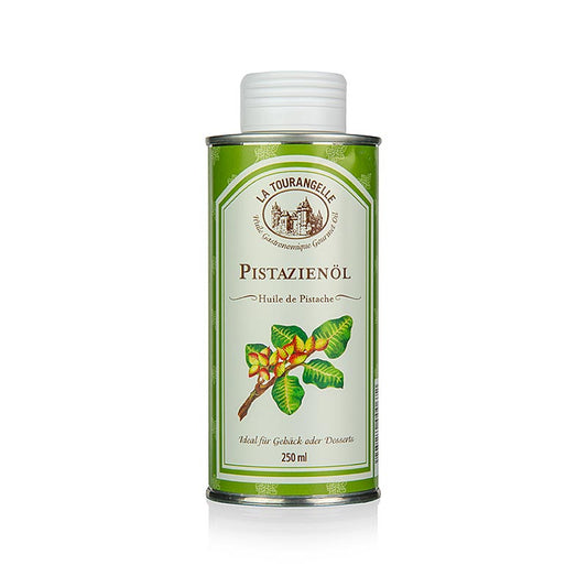 Pistazienkernöl, geröstet, La Tourangelle, 250 ml - Nussiges Öl mit wunderbaren Röstnoten, perfekt als Finisher für Fisch, Gemüse, Desserts und Vanilleeis