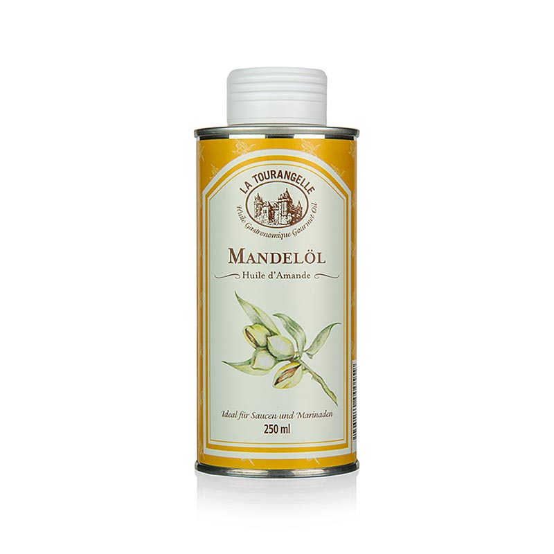 Geröstetes Mandelöl von La Tourangelle, 250 ml, bietet vollen Geschmack und feine Textur für eine aromatische Ergänzung zu jedem Gericht