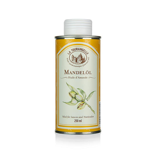Geröstetes Mandelöl von La Tourangelle, 250 ml, bietet vollen Geschmack und feine Textur für eine aromatische Ergänzung zu jedem Gericht