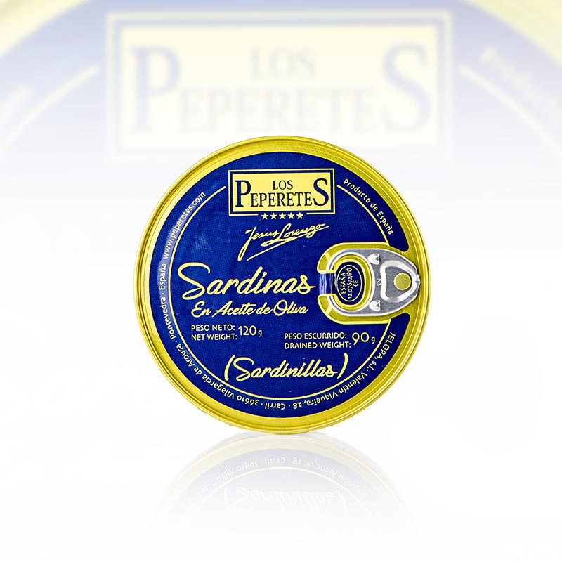 Sardinillas, sans tête, à l'huile d'olive, Los Peperetes - on ne peut pas faire mieux !, 120 g