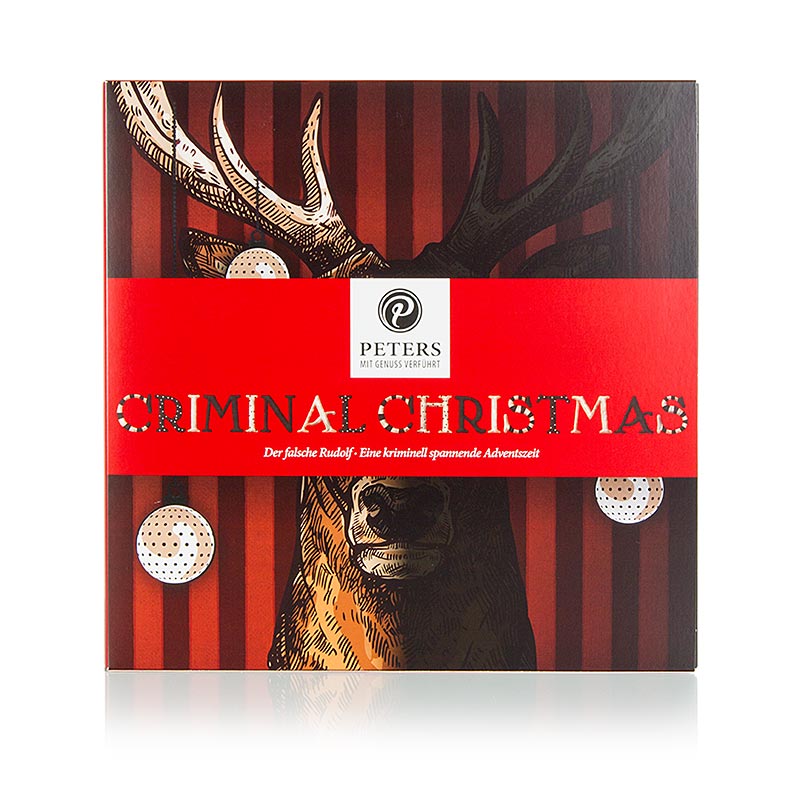 Adventskalender "Criminal Christmas 4" - u.Buch, mit Alkohol, Peters, 255 g