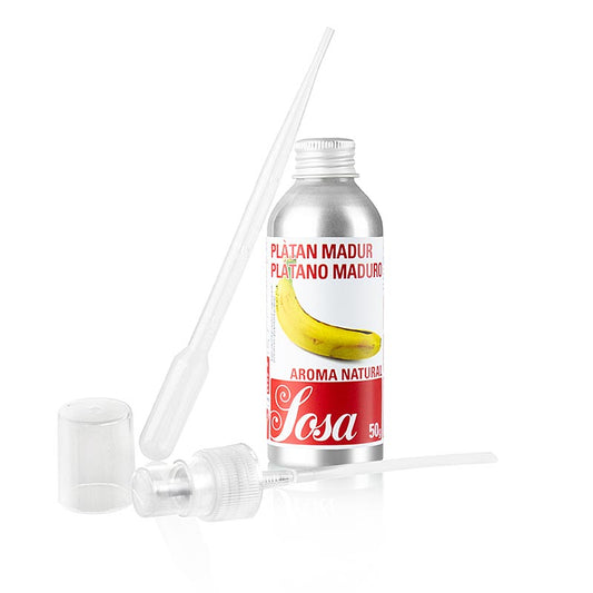 Flüssiges Sosa Aroma Natural Reife Banane (38961), 50 g, für ein einzigartiges Geschmackserlebnis in Ihren Rezepten