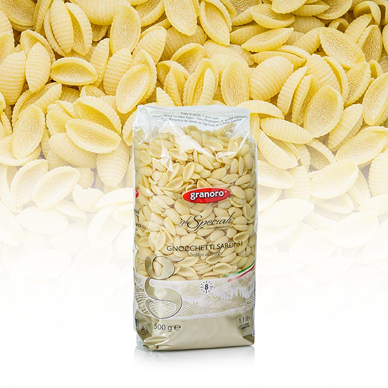 Hochwertige Pasta aus feinstem Hartweizen, perfekt für Soßen, in 20 praktischen 500-g-Portionen verpackt, ideal für Gastronomen