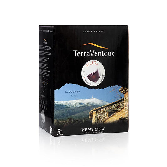 Bag in Box Verpackung des Weins Ventoux, trocken, mit 13% vol, von Terra Ventoux, 5 l