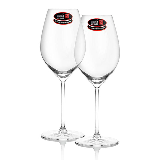 Champagnerglas der Riedel Veritas Serie im Geschenkkarton, 2 Stück, 235 mm Höhe