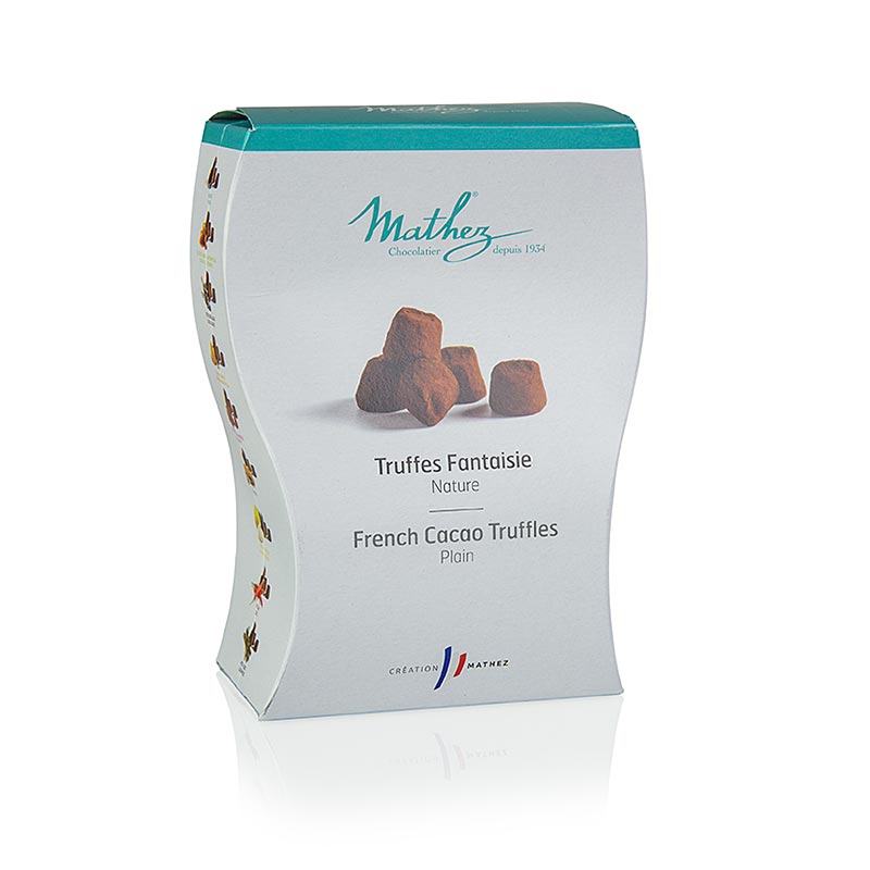 Trüffelkonfekt - Pralinen, Mathez, mit Kakao, 250 g - köstliche Schokoladentrüffelpralinen in einer 250 g Packung
