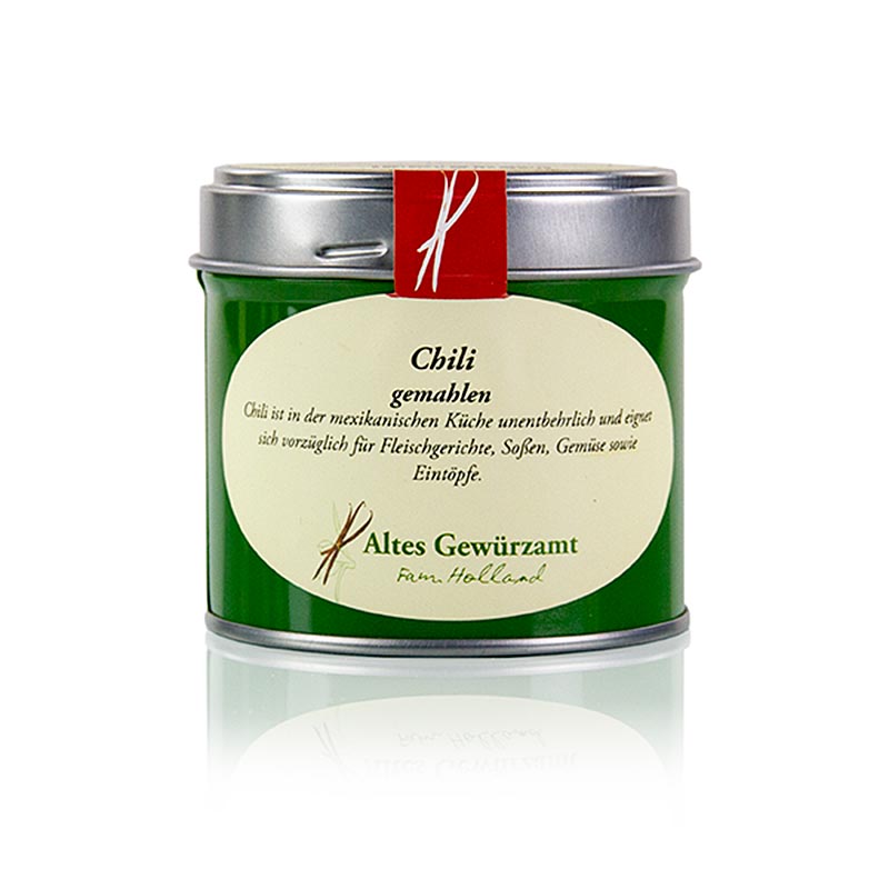 Gemahlener Cayennepfeffer (Chilipulver) von Altem Gewürzamt, 60 g, unentbehrlich in der mexikanischen Küche, perfekt für Fleischgerichte, Soßen, Gemüse und Eintöpfe