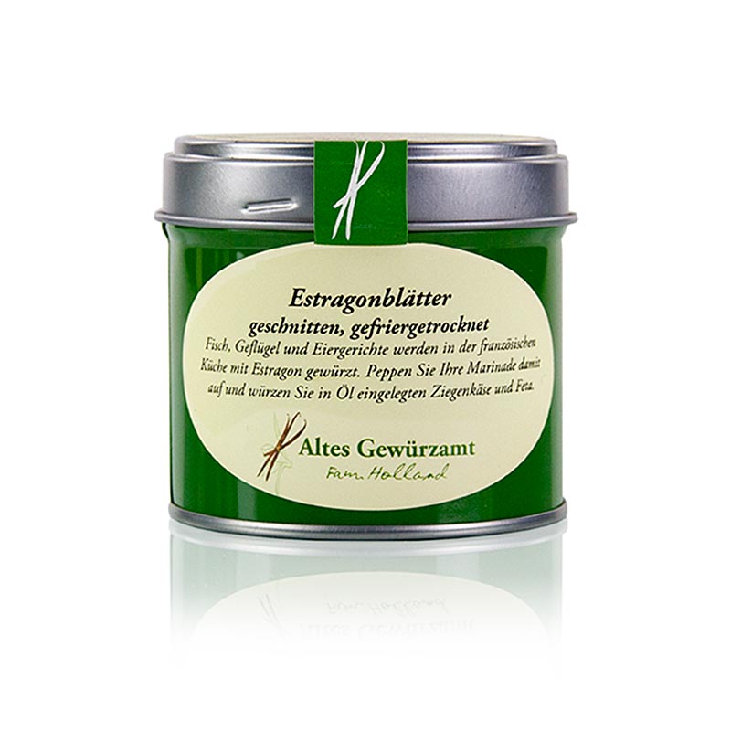 Estragonblätter, gefriergetrocknet, Altes Gewürzamt, 10 g - Einzigartige Gewürzmischungen, Gewürze und Kräuter vom Alten Gewürzamt, einschließlich gefriergetrocknetem Estragonblättern, für unvergleichliche Geschmackserlebnisse