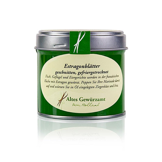 Estragonblätter, gefriergetrocknet, Altes Gewürzamt, 10 g - Einzigartige Gewürzmischungen, Gewürze und Kräuter vom Alten Gewürzamt, einschließlich gefriergetrocknetem Estragonblättern, für unvergleichliche Geschmackserlebnisse