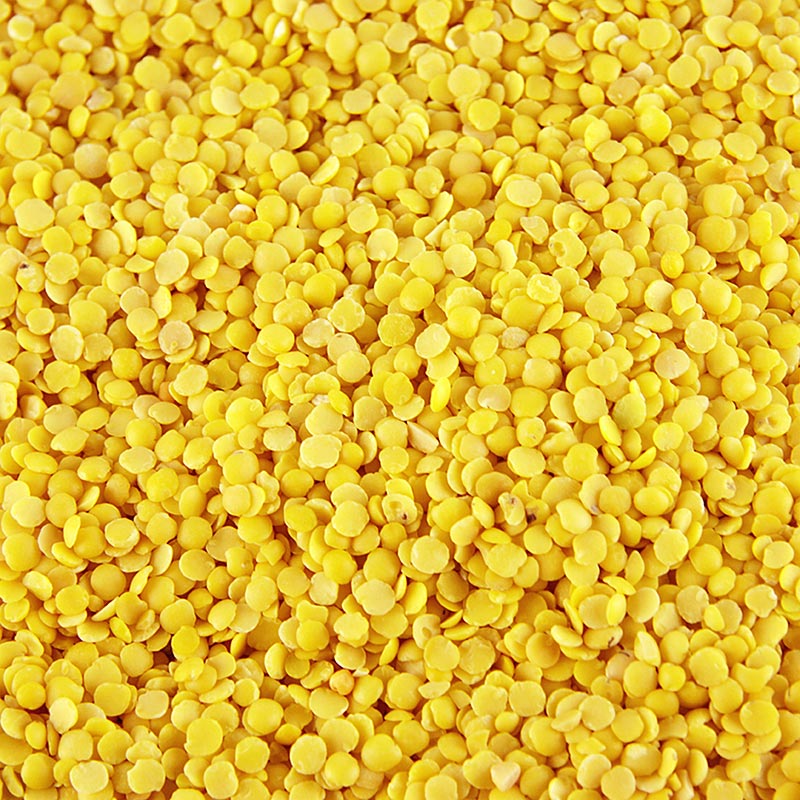 Gelbe, kleine Linsen, 5 kg, ideal für mediterrane, türkische und asiatische Küche, cremige Konsistenz, mild-nussiger Geschmack, perfekt für Pürees und Eintöpfe