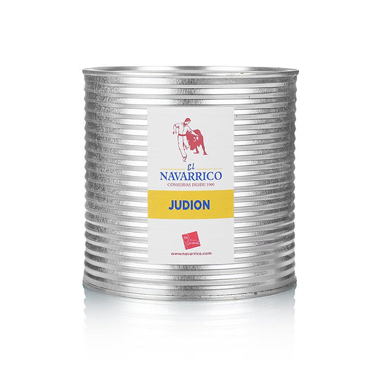 Weiß, zart und aromatisch: Riesenbohnen Judion aus Granja, bereits gekocht, vielseitig verwendbar Ideal für Thunfischsalat, Tomatensauce oder als Beilage zu Fleisch Größe 3-4 cm, Breite ca 2 cm