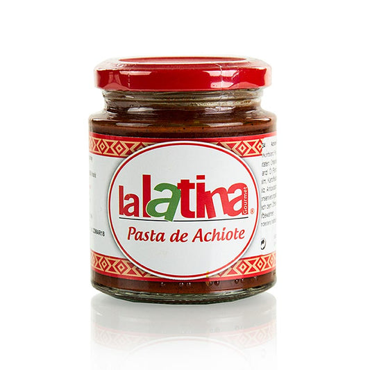Pasta de Achiote (rote Anatto-Paste), Lalatina, 225 g - Intensiv rote Pasta aus gemahlenen Anatto-Samen, ideal für Fleisch- und Fischgerichte